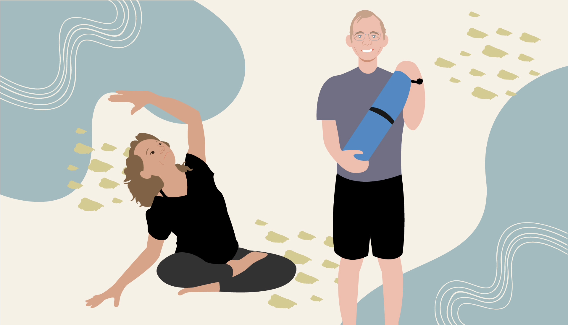 Gentle Yoga with Steve Unger and Darren Shartle, RYT200 - Cameron Art Museum