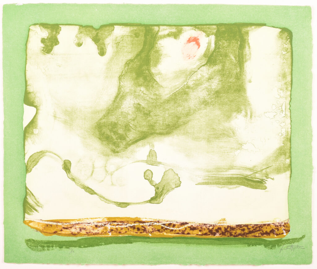 Helen Frankenthaler, Tiger's Eye (1987) Collection of Cameron Art Museum