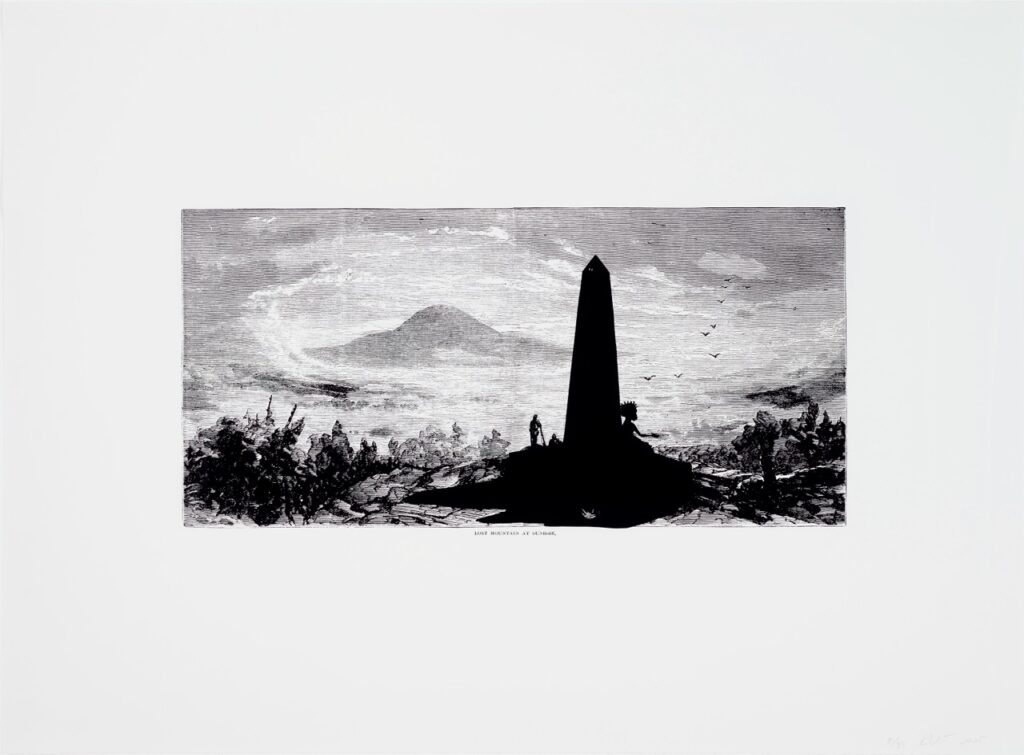 artwork photo of Kara Walker, Lost Mountain at Sunrise